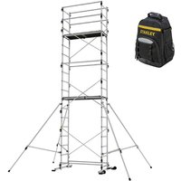 Gerüst für den Hausgebrauch : 6,65m maximale Arbeitshöhe + Rucksack - TEKUP/REH-SAC von CENTAURE