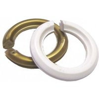 2er Set Lampenschirmringe B22/E14 TIBELEC, Kunststoff, Gold und Weiß TIBELEC 2er Set Lampenschirmringe B22/E14 TIBELEC, Kunststoff, Gold und Weiß TIBELEC von CENTRALE BRICO