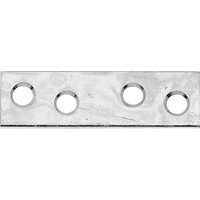 Flachverbinder Länge 50 mm Breite 14 mm Stärke 1,75 mm Stahl sendzimirverzinkt Anzahl Löcher 4 von CENTRALE BRICO