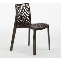 Grand Soleil Gruvyer Stapelbar Polypropylen Küche Bar Stühle - Braun Grand Soleil Gruvyer Stapelbar Polypropylen Küche Bar Stühle - Braun von CENTRALE BRICO