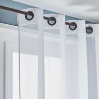 Weißer transparenter Vorhang Linette, B. 145 x H. 240 cm LINDER Weißer transparenter Vorhang Linette, B. 145 x H. 240 cm LINDER von CENTRALE BRICO