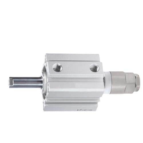 CENWQNZP 1 stücke J20/25/32/40mm Bohrung Doppeltwirkende Kolbenwerkzeuge Aluminiumlegierung Einstellbarer Hub Kompakter dünner Luftpneumatikzylinder(with Magnet 20-20,Bore 40mm) von CENWQNZP
