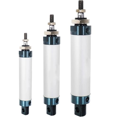 CENWQNZP 1 stücke Luft Pneumatische Zylinder Doppel Druckluft Zylinder Mini Bohrung 16/20/25/32mm 40mm hub 25/50/75/100 200 Einzel(200mm Stroke,Bore 25mm) von CENWQNZP