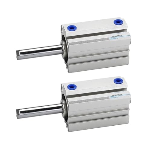 CENWQNZP 1pcsD Kompakte Kleine Luft Pneumatische Zylinder 20-63mm Bohrung Doppel Wirkenden 10-50mm Hub Dünne Zylinder(Stroke 15mm,SDAD32 (Bore 32mm)) von CENWQNZP