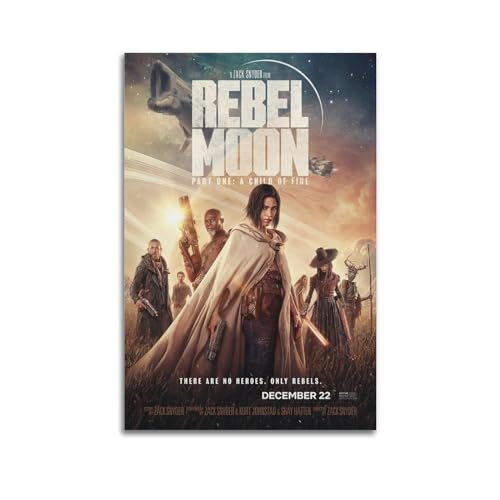 CEOK Rebel Moon Poster Vintage Art Poster Wandkunst Dekor Leinwand Poster & Drucke Wandposter für Zimmer Ästhetisch 40 x 60 cm Unrahmen-Stil CEOK Rebel Moon Poster Vintage Art Poster Wandkunst Dekor Leinwand Poster & Drucke Wandposter für Zimmer Ästhetisch 40 x 60 cm Unrahmen-Stil von CEOK