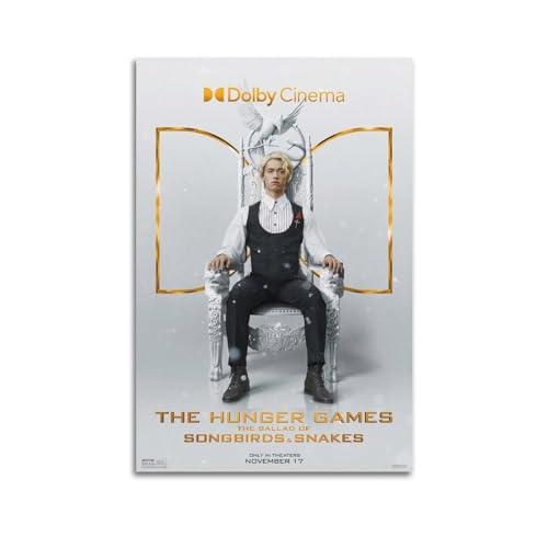 CEOK The Hunger Games The Ballad of Singbirds And Snakes Poster, Vintage-Kunst-Poster, Wandkunst, Dekoration, Leinwandposter und Drucke, Wandposter für Zimmer, ästhetisch, 20 x 30 cm, ungerahmt CEOK The Hunger Games The Ballad of Singbirds And Snakes Poster, Vintage-Kunst-Poster, Wandkunst, Dekoration, Leinwandposter und Drucke, Wandposter für Zimmer, ästhetisch, 20 x 30 cm, ungerahmt von CEOK