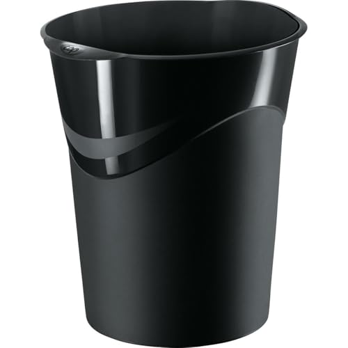 Cep 1002800161 Papierkorb Happy, Dürchmesser minimal/maximal: 290/305/334 mm hoch, schwarz von CEP
