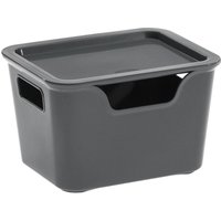 cep Aufbewahrungsbox Bella 1,9 l - 14,0 x 18,0 x 11,0 cm grau von CEP