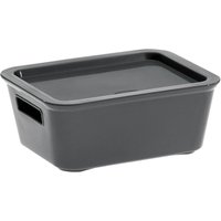 cep Aufbewahrungsboxen Aufbew.box Bella M 1,18L gr 1,18 l - 14,0 x 18,0 x 7,0 cm grau von CEP