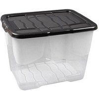 cep Curve Aufbewahrungsbox 10,0 l transparent, schwarz 28,0 x 35,0 x 16,0 cm von CEP