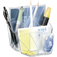 cep Stiftehalter 14,3 x 15,8 x 9,3 cm schwarz-transparent von CEP