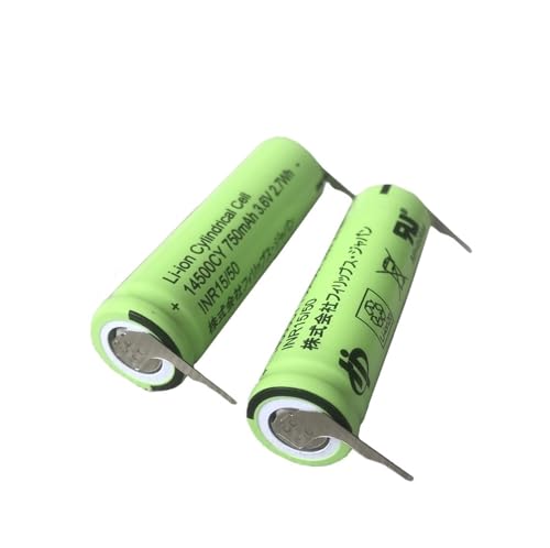 2 Stück 3,6 V 750 MAh 14500CY Akku. Kompatibel Mit Philips HX6310 HX6511 HX6730 HX6910 HX6920 HX9340 HX9350 HX9360 HX9370. Elektrische Zahnbürste von CEPAIXN