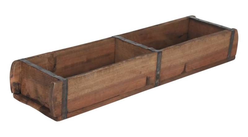 CEPEWA Aufbewahrungsbox Holzkiste Ziegelform Altholz Buche Organizer Aufbewahrungsbox Vintage von CEPEWA