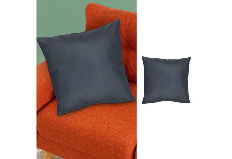 CEPEWA Dekokissen Outdoor Kissen grau 45x45x10cm Polyester 350g Füllung wasserabstoßend CEPEWA Dekokissen Outdoor Kissen grau 45x45x10cm Polyester 350g Füllung wasserabstoßend von CEPEWA