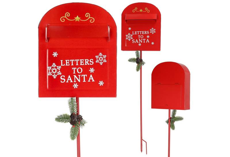 CEPEWA Dekoobjekt Briefkasten 'Letters to Santa' Weihnachtspost Gartenstecker 23x91x7cm CEPEWA Dekoobjekt Briefkasten 'Letters to Santa' Weihnachtspost Gartenstecker 23x91x7cm von CEPEWA