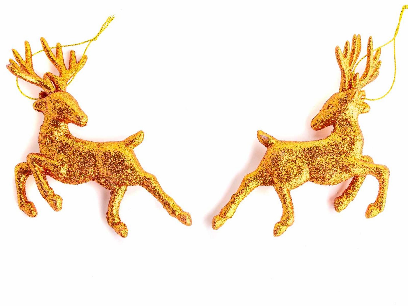 CEPEWA Dekoobjekt Deko Hirsch 2er Set mit Glitzerüberzug CEPEWA Dekoobjekt Deko Hirsch 2er Set mit Glitzerüberzug von CEPEWA