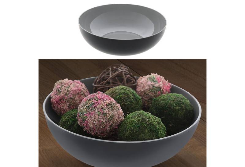 CEPEWA Dekoschale Dekoschale rund grau schwarz Ø30cm CEPEWA Dekoschale Dekoschale rund grau schwarz Ø30cm von CEPEWA