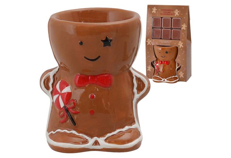 CEPEWA Duftlampe Duftlampe Lebkuchenmann 6x Caramel Cashmere 11x19x7cm Steingut Wachs CEPEWA Duftlampe Duftlampe Lebkuchenmann 6x Caramel Cashmere 11x19x7cm Steingut Wachs von CEPEWA