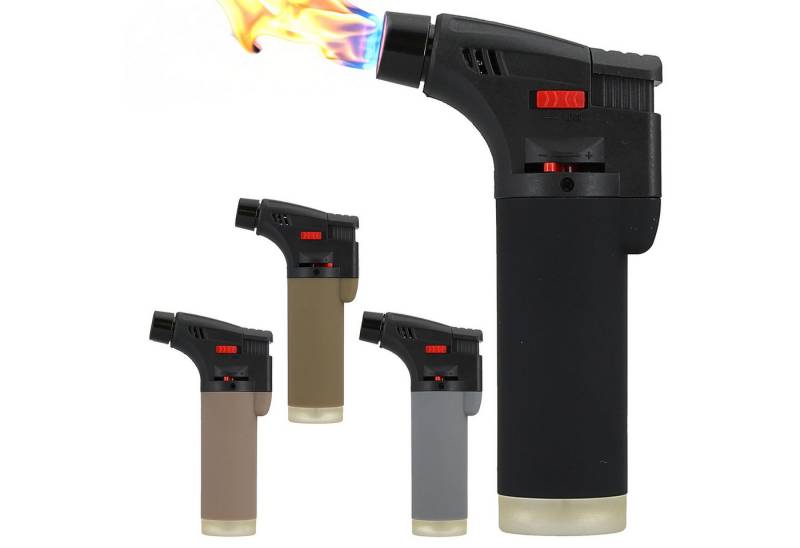 CEPEWA Feuerzeug Jet Feuerzeug 4er Set Soft Touch 4 Farben 6,5x12x3cm ABS nachfüllbar CEPEWA Feuerzeug Jet Feuerzeug 4er Set Soft Touch 4 Farben 6,5x12x3cm ABS nachfüllbar von CEPEWA