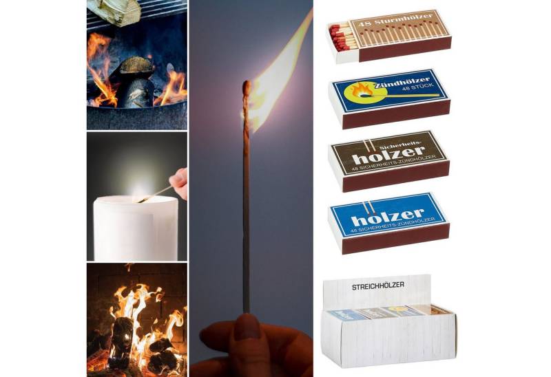 CEPEWA Feuerzeug Streichhölzer Nostalgielook 16 Packs á 48 Stück Zündhölzer Anzünder CEPEWA Feuerzeug Streichhölzer Nostalgielook 16 Packs á 48 Stück Zündhölzer Anzünder von CEPEWA