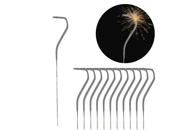 CEPEWA Geburtstagskerze Wunderkerze Zahl Sieben 2er Set Brenndauer 40-45 sek. Sternsprüher von CEPEWA