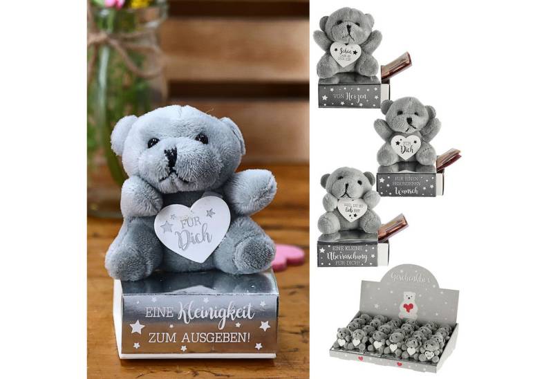 CEPEWA Geschenkbox Geschenkbox Teddybär 24 Stück Display 6x9cm Karton Plüsch Geldgeschenk CEPEWA Geschenkbox Geschenkbox Teddybär 24 Stück Display 6x9cm Karton Plüsch Geldgeschenk von CEPEWA