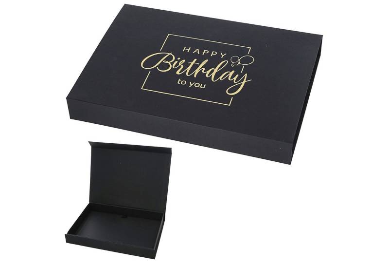 CEPEWA Geschenkbox Geschenkverpackung 'Happy Birthday' Magnetverschluss 32x4,5x23cm CEPEWA Geschenkbox Geschenkverpackung 'Happy Birthday' Magnetverschluss 32x4,5x23cm von CEPEWA