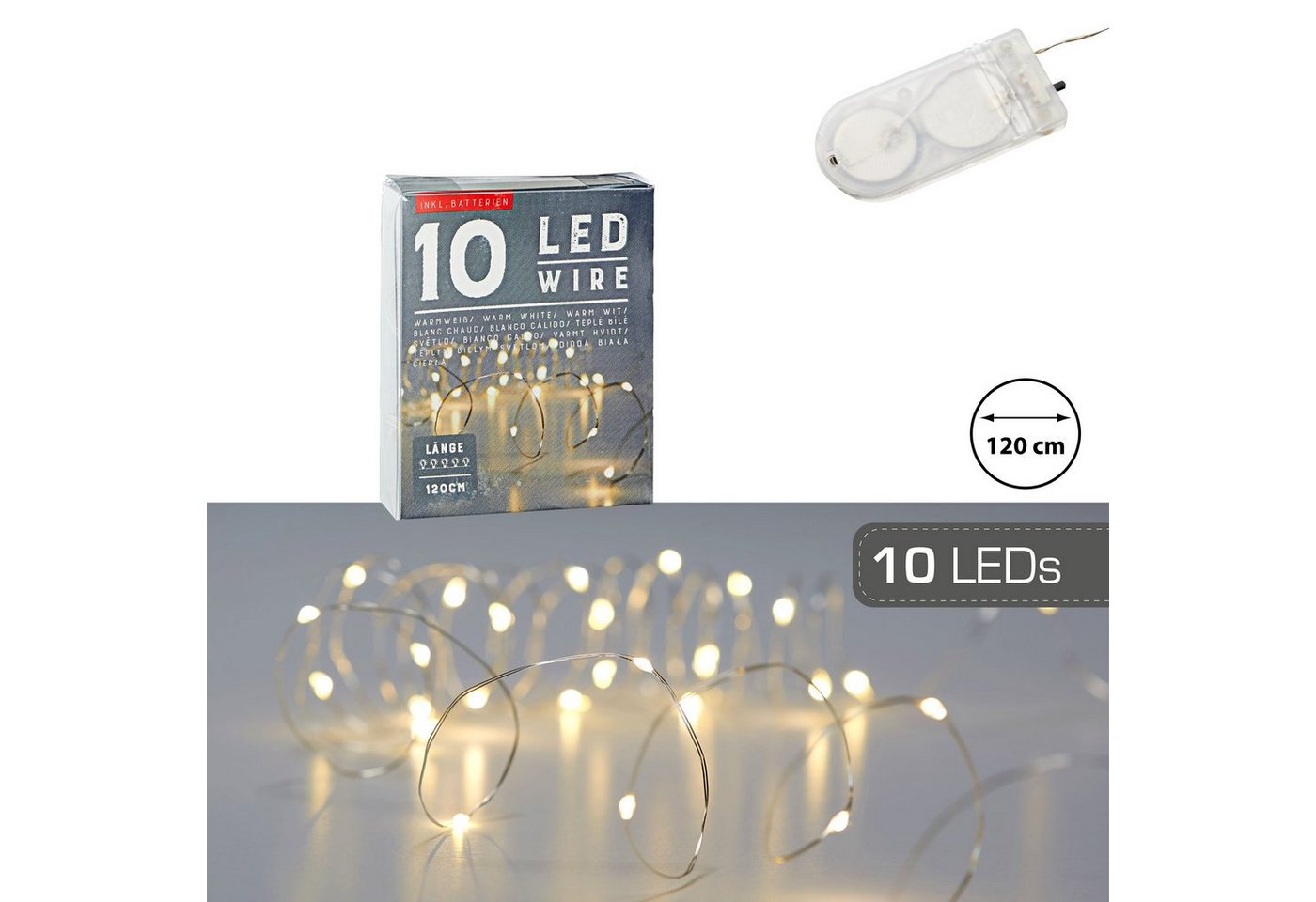 CEPEWA LED-Lichterkette LED Lichterkette warmweiß Weihnachten Leuchtdraht CEPEWA LED-Lichterkette LED Lichterkette warmweiß Weihnachten Leuchtdraht von CEPEWA