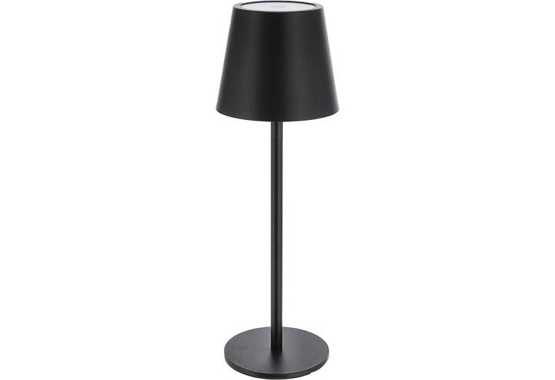 CEPEWA LED Schreibtischlampe LED Tischleuchte Schwarz oder Weiß Akku Tischlampe Modern, LED fest integriert, Warmweiß, Kaltweiß, Reinweiß, Metall Schreibtischlampe Akkulampe Dekoleuchte Dekolampe von CEPEWA