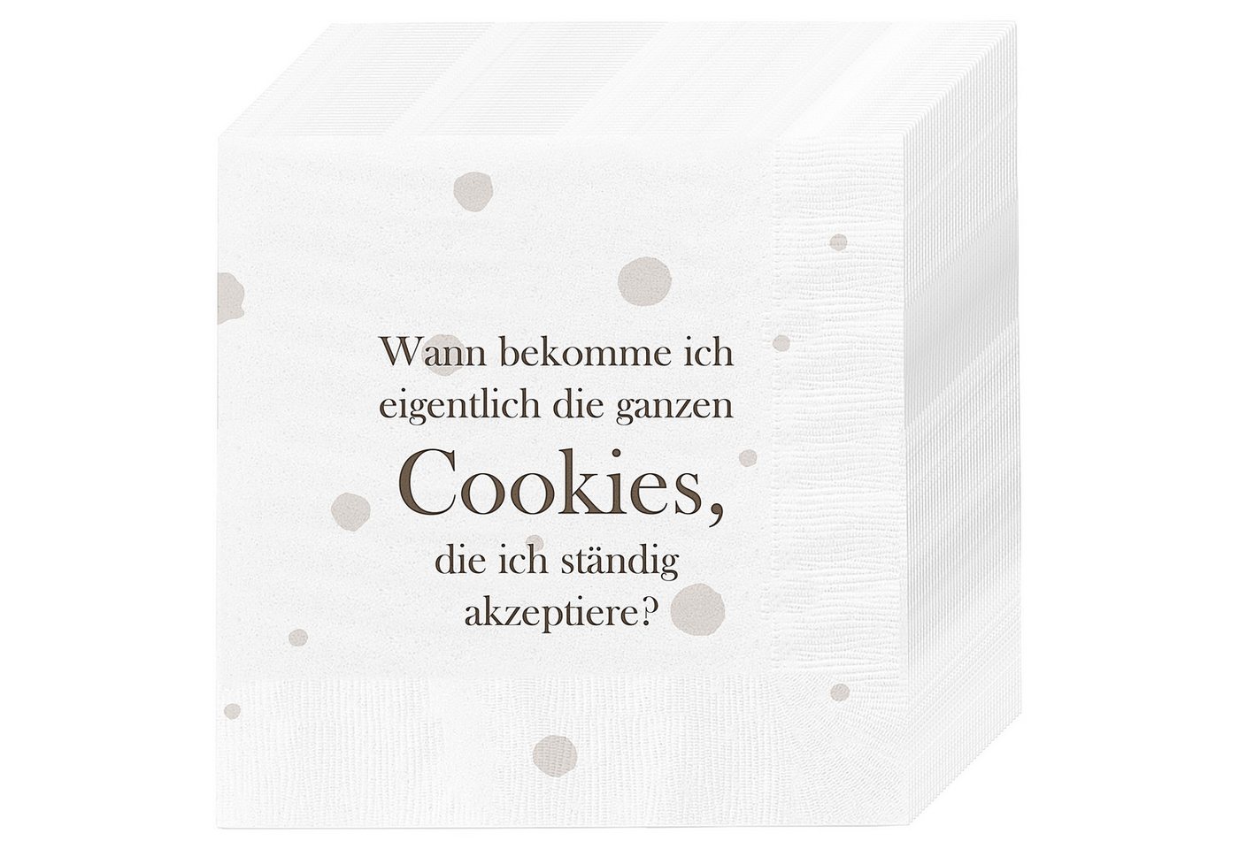 CEPEWA Papierserviette Servietten 'Cookies' 60er Set 33x33cm 3-lagig Papierserviette Tuch CEPEWA Papierserviette Servietten 'Cookies' 60er Set 33x33cm 3-lagig Papierserviette Tuch von CEPEWA