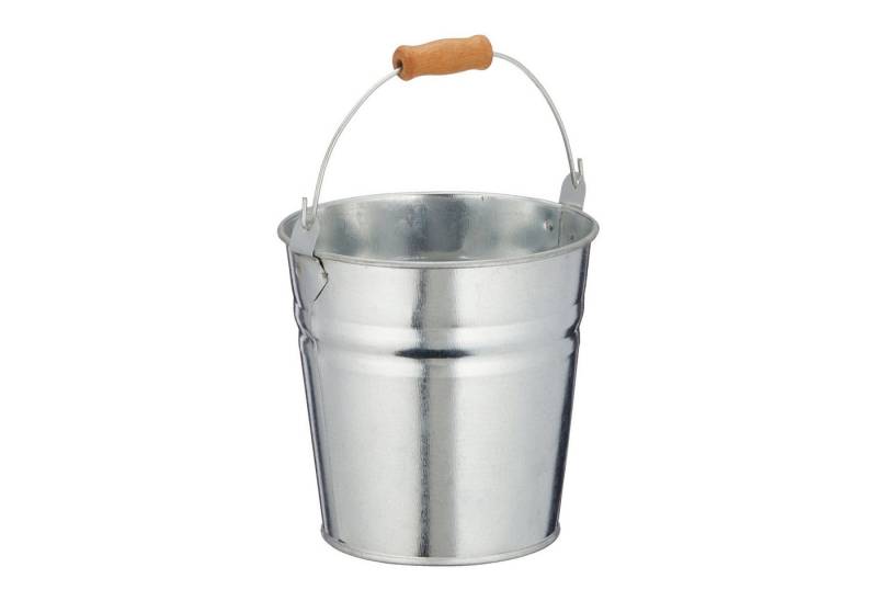 CEPEWA Putzeimer Eimer mit Holzgriff Ø22cm 5 Liter Eisen galvanisiert Metalleimer von CEPEWA