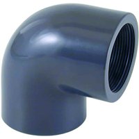 PVC Winkel 90 Grad, PVC Muffe, IG 40 mm, 1 1/4 Zoll, PN10 von CEPEX