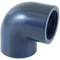 PVC Winkel 90 Grad, PVC-U Fitting, Muffe IG 25 mm x 3/4" PN10 von CEPEX