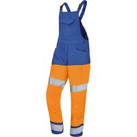 Fluo-Trägerhose SAFE XP ORANGE Fluo/Blau BUGATTI 2XL von CEPOVETT