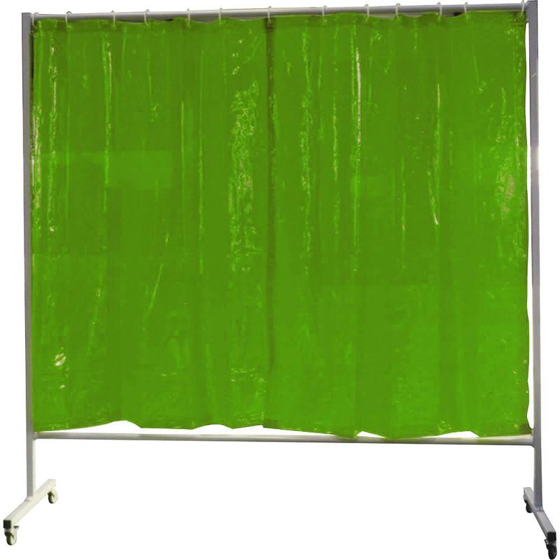 CEPRO Omnium Schweißschutzwand Premium Schweißerschutzwand Stellwand 215 cm Ausführung:green-6 von CEPRO