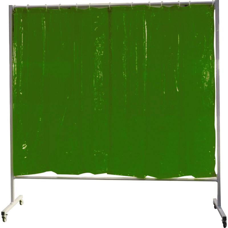 CEPRO Omnium Schweißschutzwand Premium Schweißerschutzwand Stellwand 215 cm Ausführung:green-9 von CEPRO