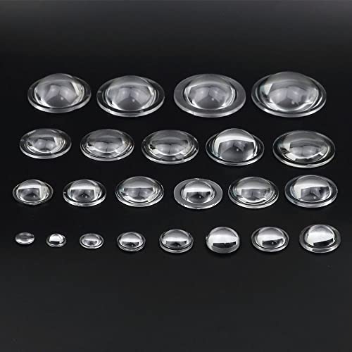 1 Stück 10–38 mm PMMA asphärische Flache Konvexe Linse for Taschenlampen und Fahrradscheinwerfer – optische Kondensorlinse(10mm biconvex) von CEQFSWHQ