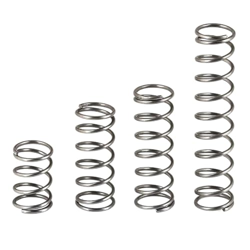 10 Stück Druckfedern – 0,7 mm Drahtdurchmesser, 4 mm – 14 mm Außendurchmesser, kleine Druckschraubenfedern for Heimwerker(10mmx45mm) von CEQFSWHQ