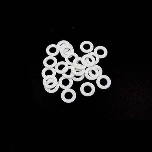 10-teiliges PTFE-Dichtungsset – Hochtemperaturbeständige O-Ring-Unterlegscheiben for M6 bis M45 Wasserhähne und Wellschläuche(M6x12x2mm) von CEQFSWHQ