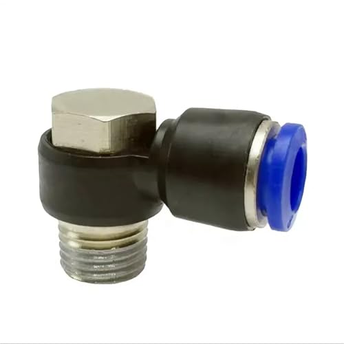 1PC Messing Ellenbogen T-Stück 1/8 "1/4" 3/8 "1/2" BSPT Männlich Weiblich for 4-16mm Pneumatische Rohre(6-01 Ph) von CEQFSWHQ