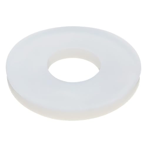 5 Stück Dicke 3 mm weiße Flachdichtung aus Silikonkautschuk, Unterlegscheiben-Flanschdichtung, O-Ring-Dichtung DN15-400(20x30x3mm) von CEQFSWHQ