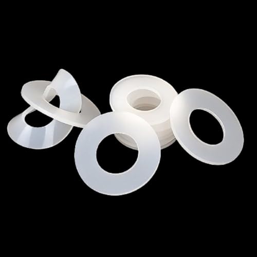 5 Stück Flachdichtungen aus Silikonkautschuk – 2 mm und 3 mm dick, Innendurchmesser 32–38 mm, langlebige Dichtungsscheiben for thermische Maschinen(32 x 68 x 3mm) von CEQFSWHQ