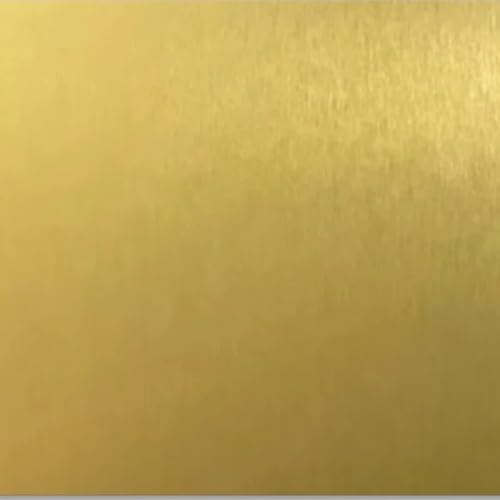 5052 Anti-Fingerabdruck-Aluminiumblech mit Maschinengravur – 200 x 200 mm, 2 Stück, langlebige eloxierte Platten for Heimwerkerprojekte(Gold,0.5x200x200mm) von CEQFSWHQ