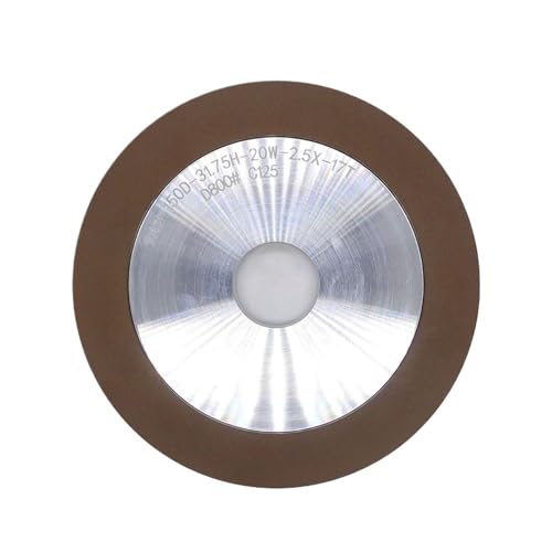 9A3 Doppelseitige harzgebundene Diamantschleifscheibe for Hartmetallwerkzeuge – Präzisionsschleifscheibe(180Grit D175xH32mm) von CEQFSWHQ