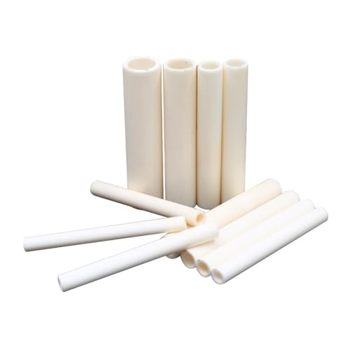 Aluminiumoxid-Keramikrohr – 0,4 mm bis 3 mm Hohlisolierstabrohr, 150 mm langes Thermoelement-Schutzrohr (1 Stück)(0.8 x 1.8mm) von CEQFSWHQ