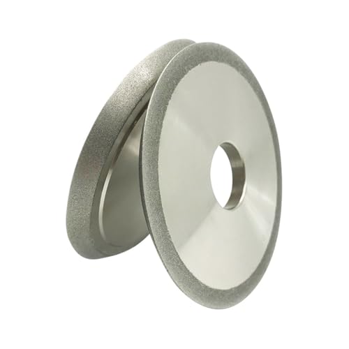 Flache, elektropolierte Diamant-Schleifscheibe mit einfacher Abschrägung for Wolframkarbid – 1 Stück(400grit 150mmx32mmx30Deg) von CEQFSWHQ