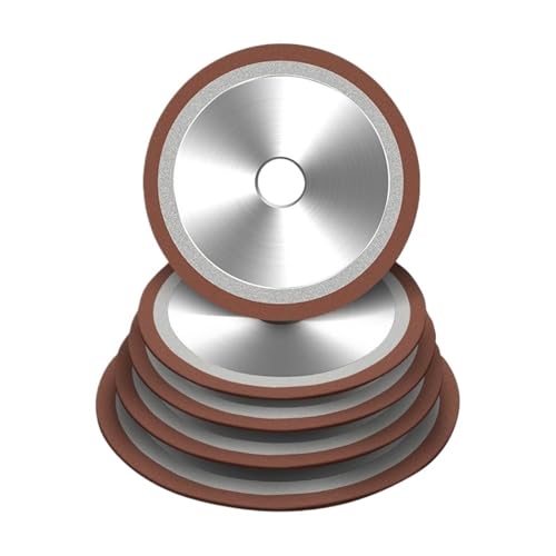 Harz-Diamant-Schleifscheibe - Einzelne schräge Werkzeugkante for Wolframkarbid - Präzisions-Schleifscheibe for die Holzbearbeitung, 1 Stück(320grit D200xH32mm) von CEQFSWHQ