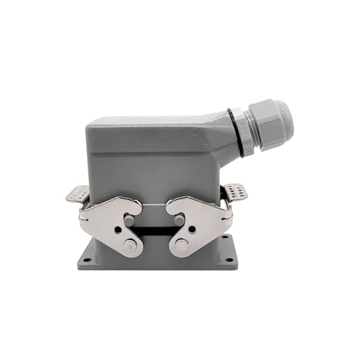 Hochleistungs-10-poliger Luftfahrtstecker – HDC-HE-010, 400 V/500 V, 16 A, wasserdichter rechteckiger Industriestecker, 1 Stück(Hdc-he-010-3) von CEQFSWHQ