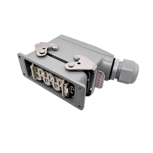 Hochleistungs-6-poliger Luftfahrtstecker - HDC-HSB-006 Industrieller rechteckiger wasserdichter Steckerkopf for die Automatisierung(Hdc-hsb-006-3) von CEQFSWHQ