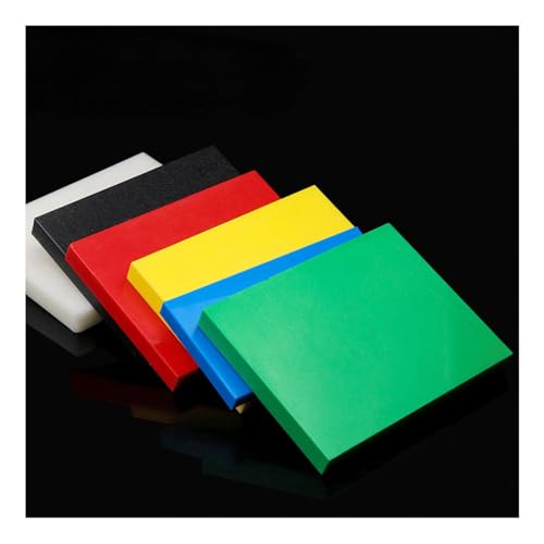 Hochtemperatur-Polyethylenplatte – 100 x 200 mm PE/UPE/HDPE-Platte in verschiedenen Farben | 2 mm – 60 mm Dicke for Heimwerker, 1 Stück(Yellow,3mm) von CEQFSWHQ
